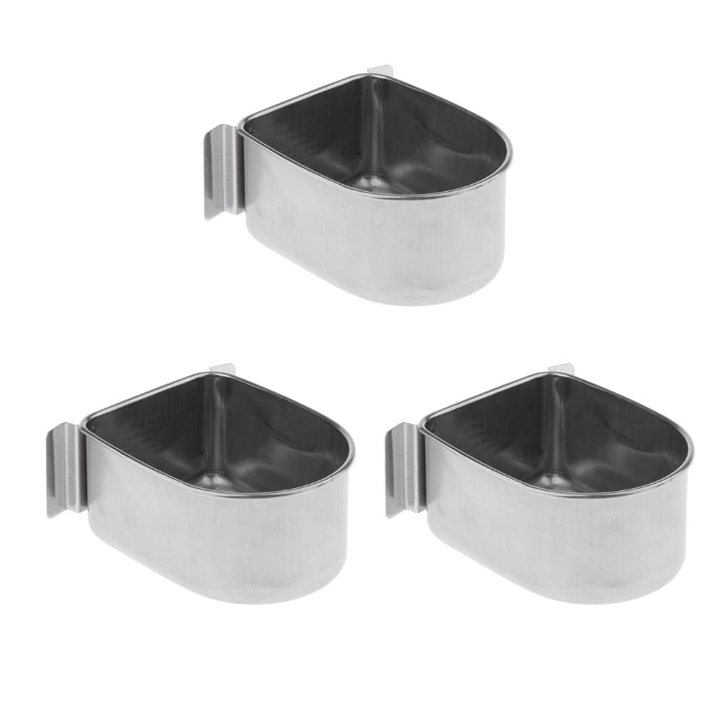 Curated visual reference: Picture Idea: 3 X Hanging Cage Feeder For Birds Durable Stainless Steel