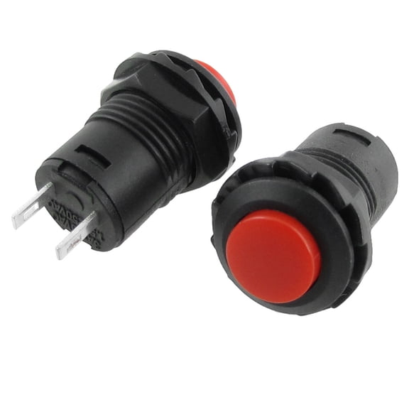 3 x Latching Dash OFF-ON Push-Button Car Switch 3A/125V 1.5A/250V