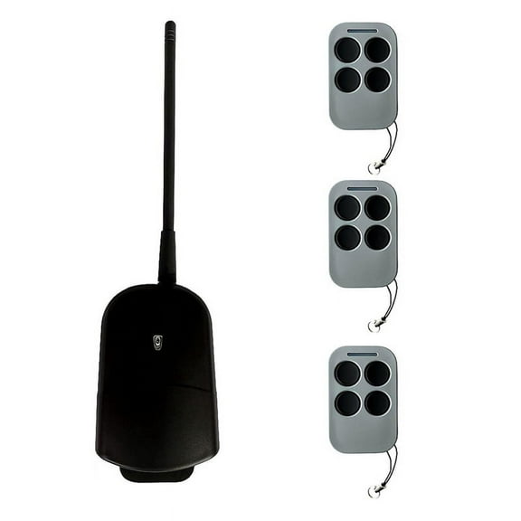 3 x Remote Control 1 x receiver-As Shown