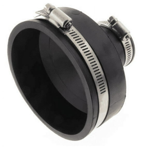 3"x1-1/2" Flexible Coupling with Stainless Steel Clamps (Rubber Coupling) pack of 1