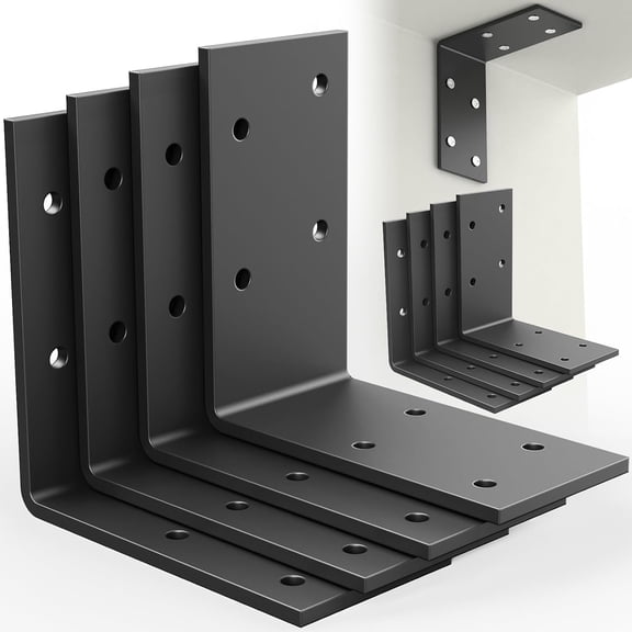 3"x3"x1.5" Steel Angle Bracket, 90 L Corner Brace
