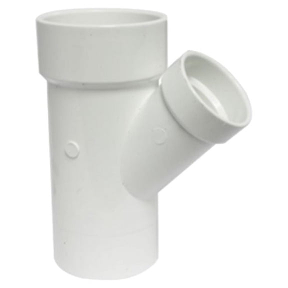 3"x3"x2" (DWV) PVC Double Wye
