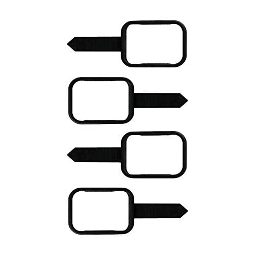 3"x4" Gutter Downspout Stakes 4 Pack (3"x4" Vertical 4 Pack Black)