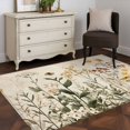3'x5' Area Rugs, Botanical Indoor Outdoor Area Rug for Living Room ...