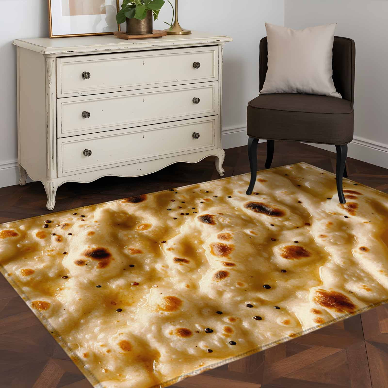 3'x5' Area Rugs, Bread Indoor Outdoor Area Rug for Living Room Bedroom ...