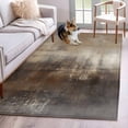 thumbnail image 1 of 3'x5' Area Rugs, Brown Indoor Outdoor Area Rug for Living Room Bedroom, Modern Abstract Art Oil Painting Ombre Washable Bathroom Rugs Kitchen Floor Carpet Mats Home Decor Aesthetic, 1 of 8