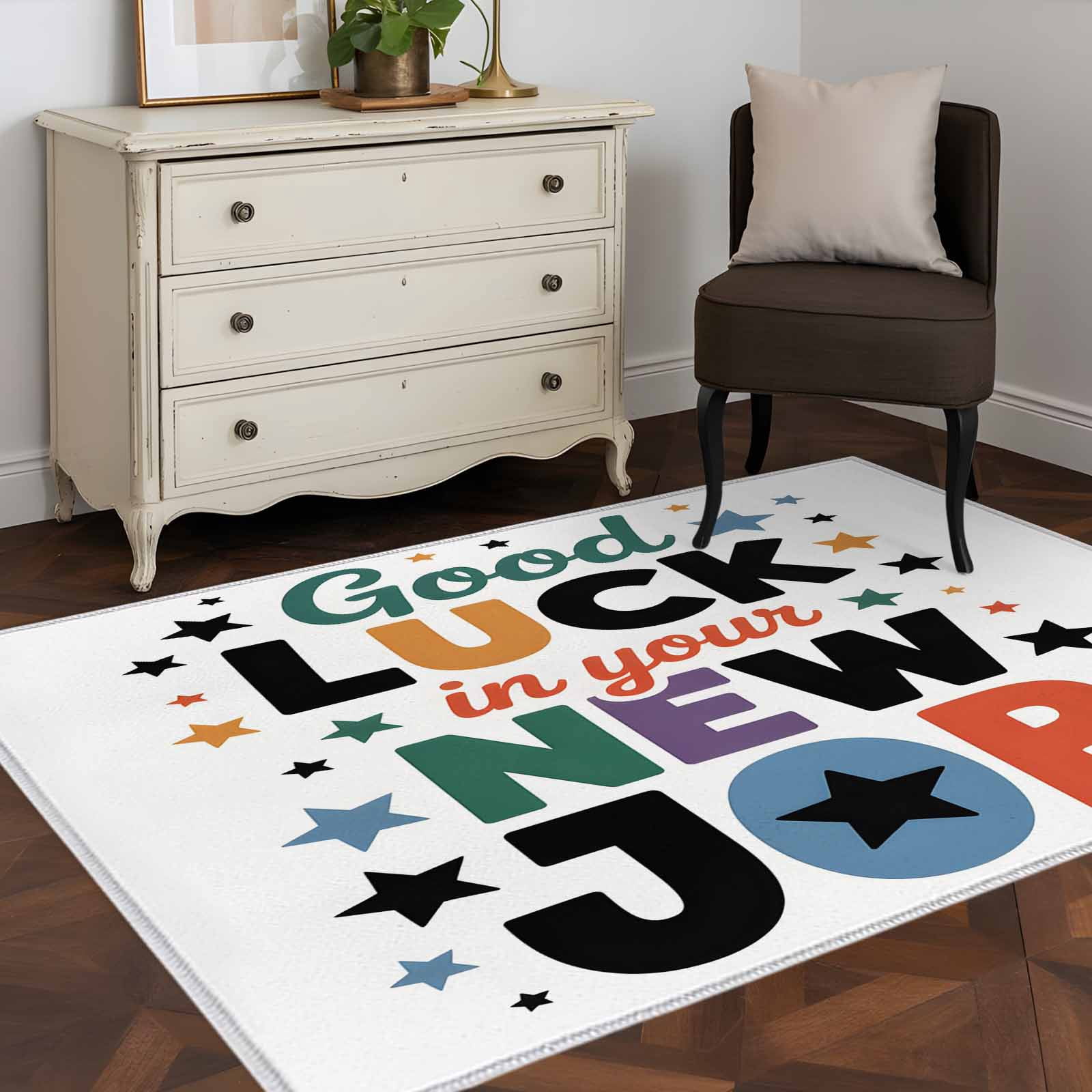 3'x5' Area Rugs, Funny Words Indoor Outdoor Area Rug for Living Room ...