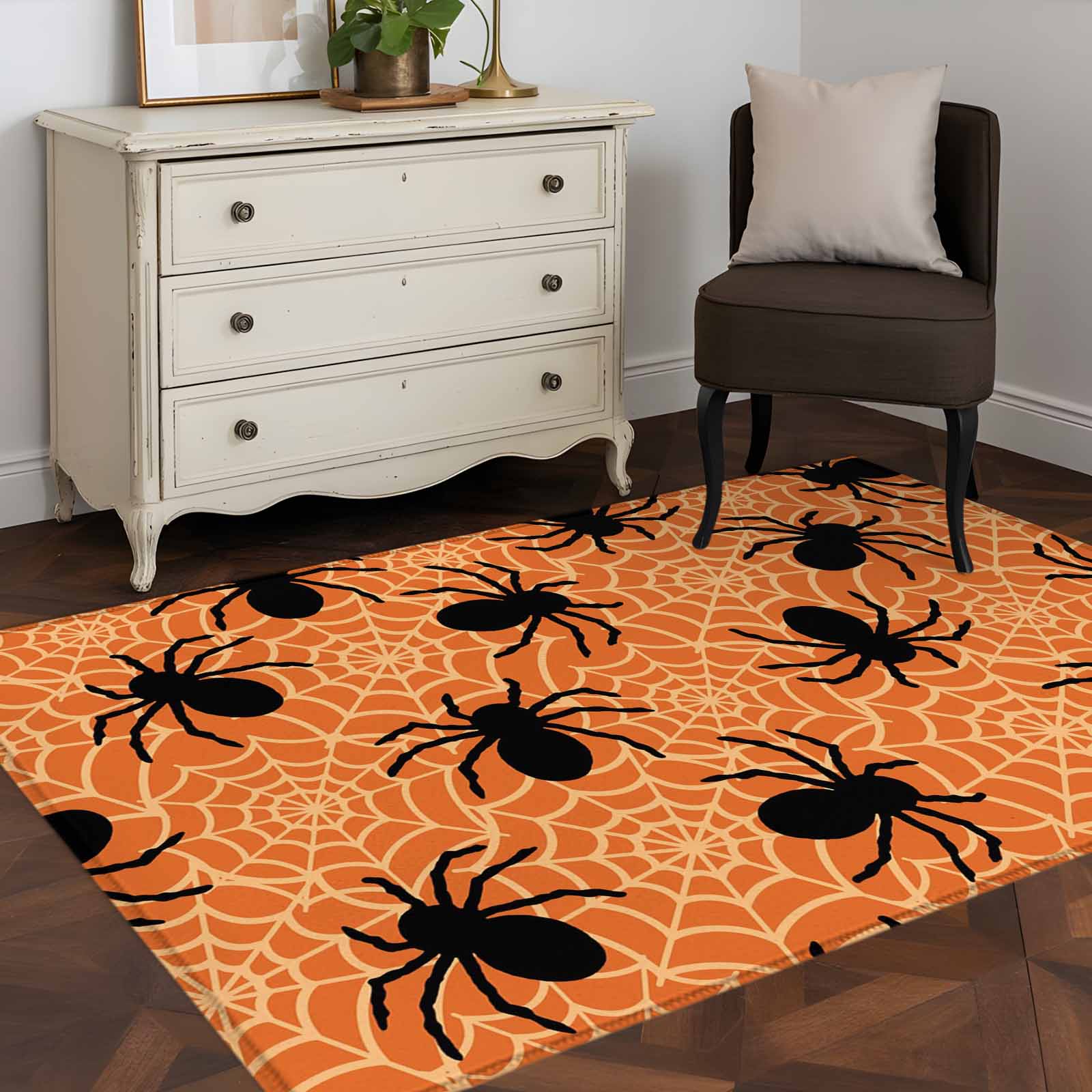 3'x5' Area Rugs, Halloween Indoor Outdoor Area Rug for Living Room ...