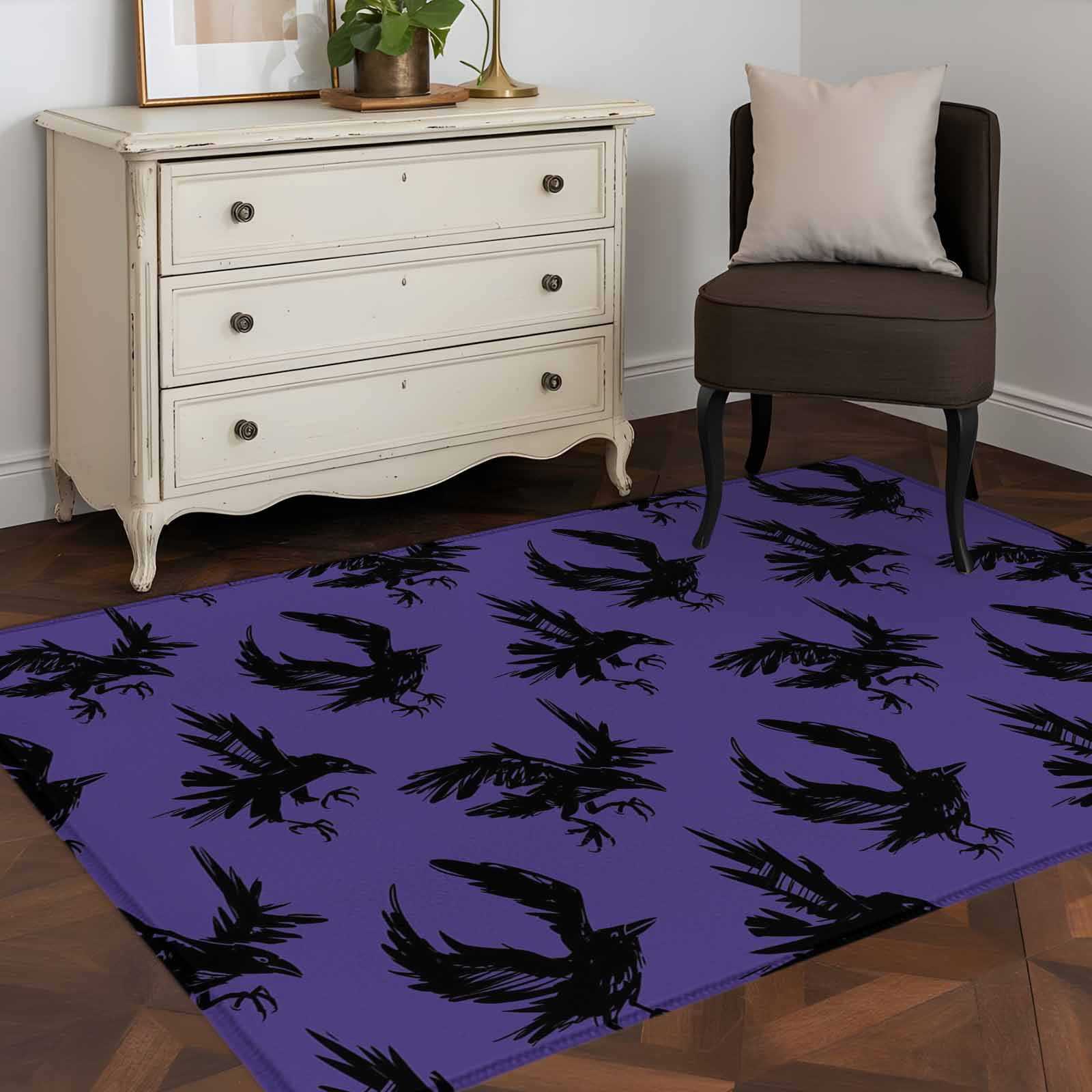 3'x5' Area Rugs, Halloween Indoor Outdoor Area Rug for Living Room ...