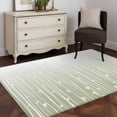 thumbnail image 1 of 3'x5' Area Rugs, Sage Green Indoor Outdoor Area Rug for Living Room Bedroom, Floral Stripe Gradient Simple Branch Texture Washable Bathroom Rugs Kitchen Floor Carpet Mats Home Decor Aesthetic, 1 of 8