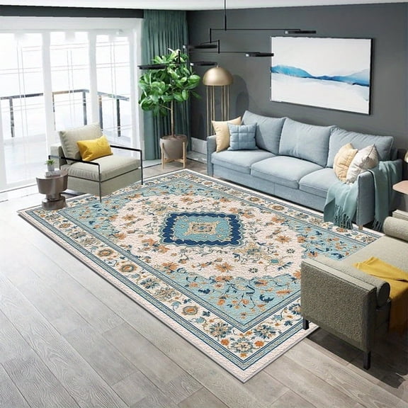 3'x5' Boho Carpet Indoor Carpet Area Rug For Living Room Boho Area Rug Pure Cozy Area Rug