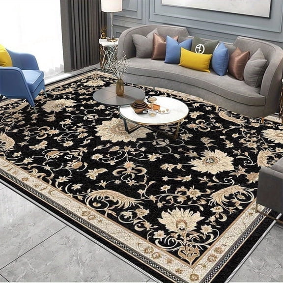 3'x5' Carpet Non Slip Grip Living Room Carpet Large Size Area Rug Small Pure Cozy Area Rug Thick Area Rug
