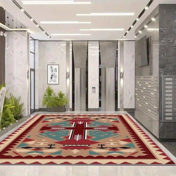 3'x5' Carpet Small Runway Carpet Low Pile Area Rug Modern Area Rug Play Area Rug