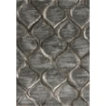 thumbnail image 1 of 3'x5' Charcoal Machine Woven Ogee Indoor Area Rug, 1 of 4