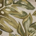 thumbnail image 1 of 3'x5' Green Hand Tufted Oversized Tropical Leaves Indoor Area Rug, 1 of 4