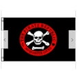 thumbnail image 1 of 3'x5' Pirate Republic Jolly Roger Flag Skull No Quarters Given Crossbones 3X5, 1 of 2