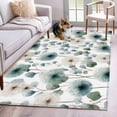 thumbnail image 1 of 3'x5' Rug for Living Room Bedroom, Watercolor Dandelion Washable Area Rugs Non-Slip Carpet Mats, Spring Flowers Botanical Vintage Indoor Low Pile Area Rug Runner for Kitchen, Mudroom, 1 of 8