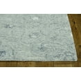 thumbnail image 1 of 3'x5' Seafoam Blue Hand Tufted Floral Indoor Area Rug, 1 of 2