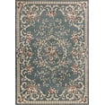 thumbnail image 1 of 3'x5' Slate Blue Floral Indoor Area Rug, 1 of 9