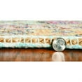 thumbnail image 1 of 3'x5' Spa Green Hand Woven Floral Indoor Area Rug, 1 of 3