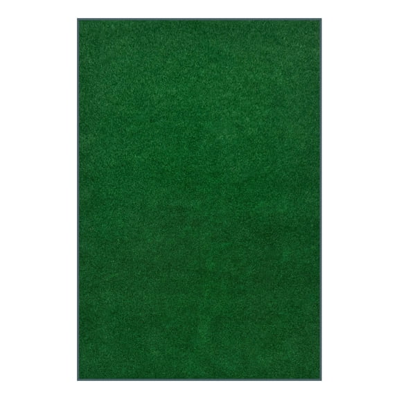 Koeckritz Rugs Grizzly Grass Fern Green Indoor/Outdoor Turf Area Rug, 3' x 6'