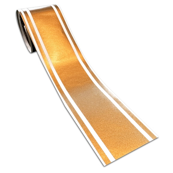 3"x72" Metallic Gold Vinyl Racing Stripes Car Boat Trailer Sticker Pinstripes