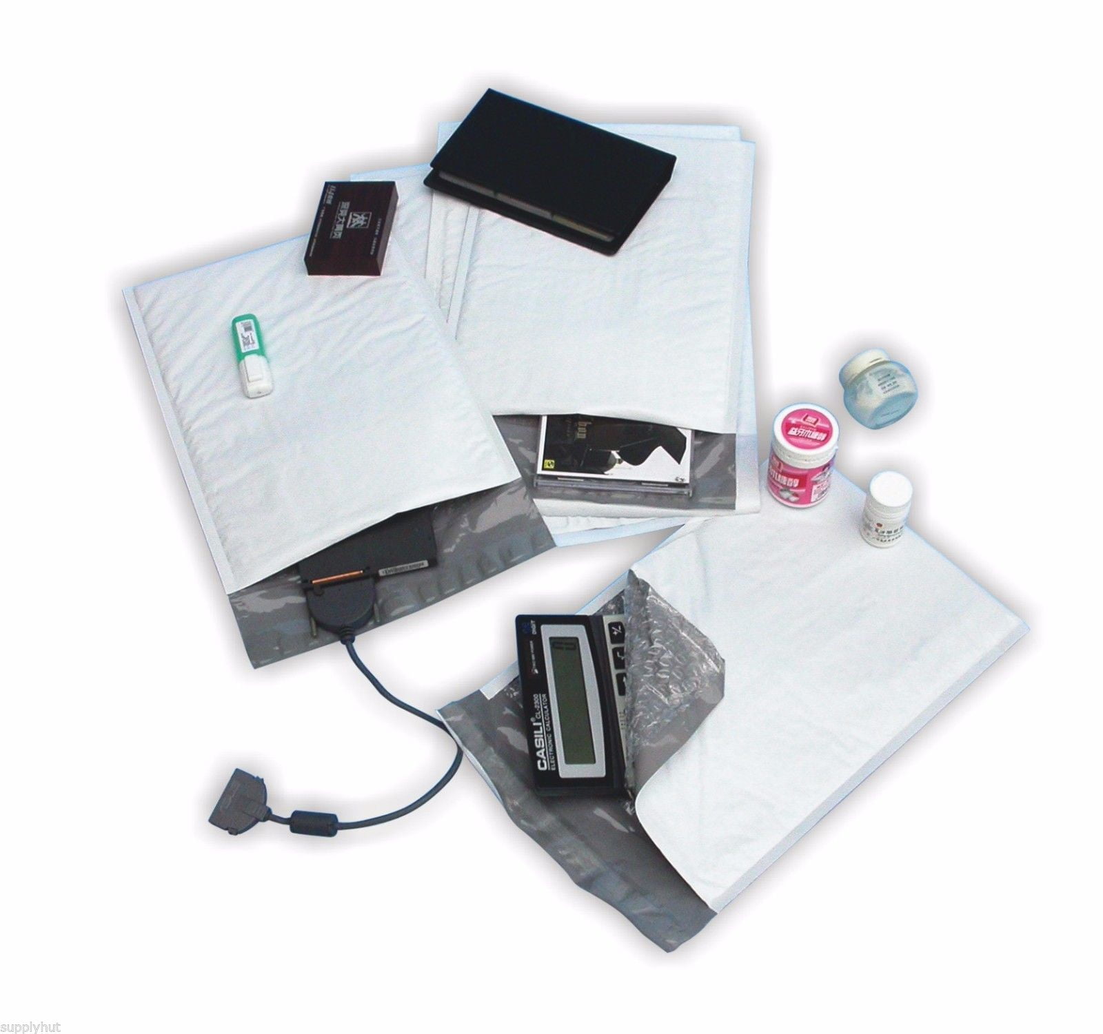 30 #000 4x8 Poly Bubble Padded Envelopes Mailers Shipping Case 4"x8"