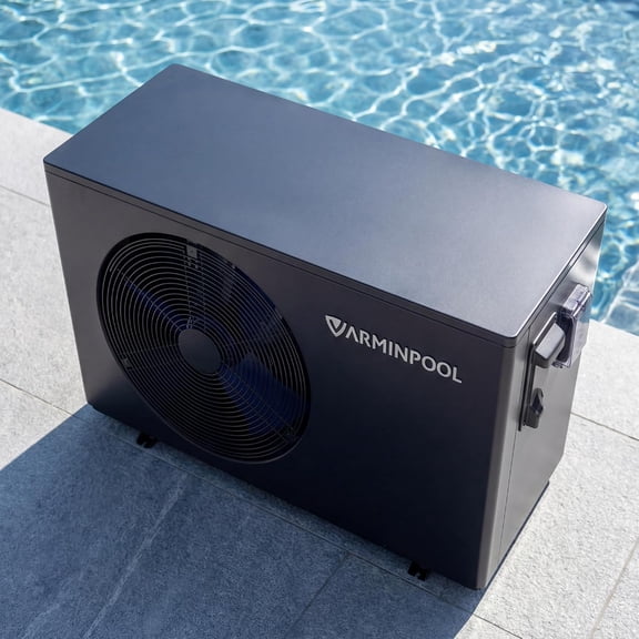 30,000 BTU Electric Pool Heater for Above Ground Pool Swimming Pool Heat Pump Inground Pool Heater 120V 8,000 Gallon Heating or Cooling WiFi Control Schedule