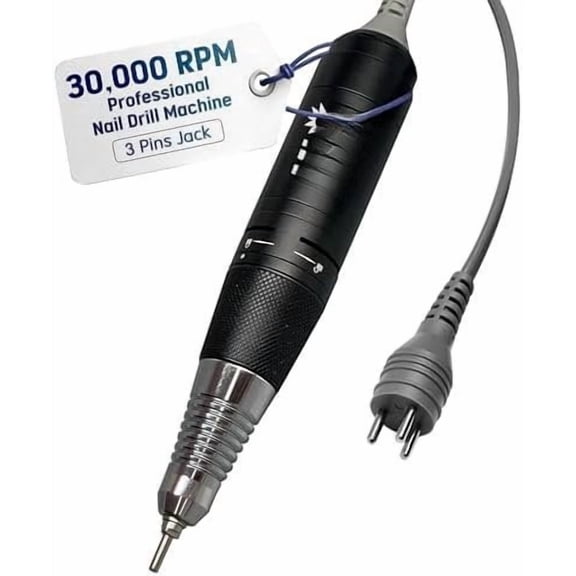 30.000RPM Professional Drill Machine - Hand Drill for Nails - Replacement Drill Handpiece Compatible with KUPA KP55, KP60, KP5000, UP-200