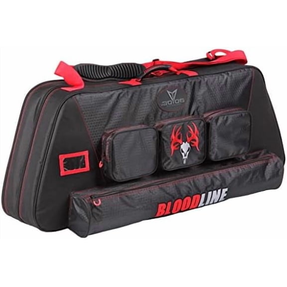 30-06 Outdoors Bloodline Signature Series Double Compound Bow Soft Case, 42 Inch, Black/Red$$Other