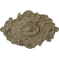 thumbnail image 1 of 30 1/2"W x 20"H x 1 1/2"P Strasbourg Ceiling Medallion, Hand-Painted Gobi Desert Crackle, 1 of 3