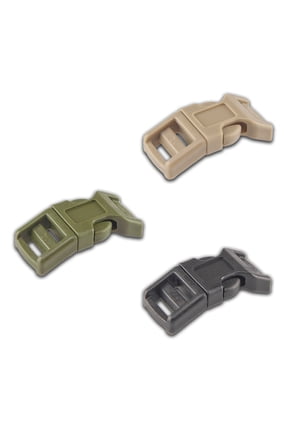 30 - 1/2 inch Economy Contoured Side Release Plastic Buckle, Tactical Colors