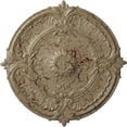 thumbnail image 1 of 30 1/8"OD x 1 1/2"P Attica Acanthus Leaf Ceiling Medallion (Fits Canopies up to 3 1/4"), Hand-Painted Gobi Desert Crackle, 1 of 6