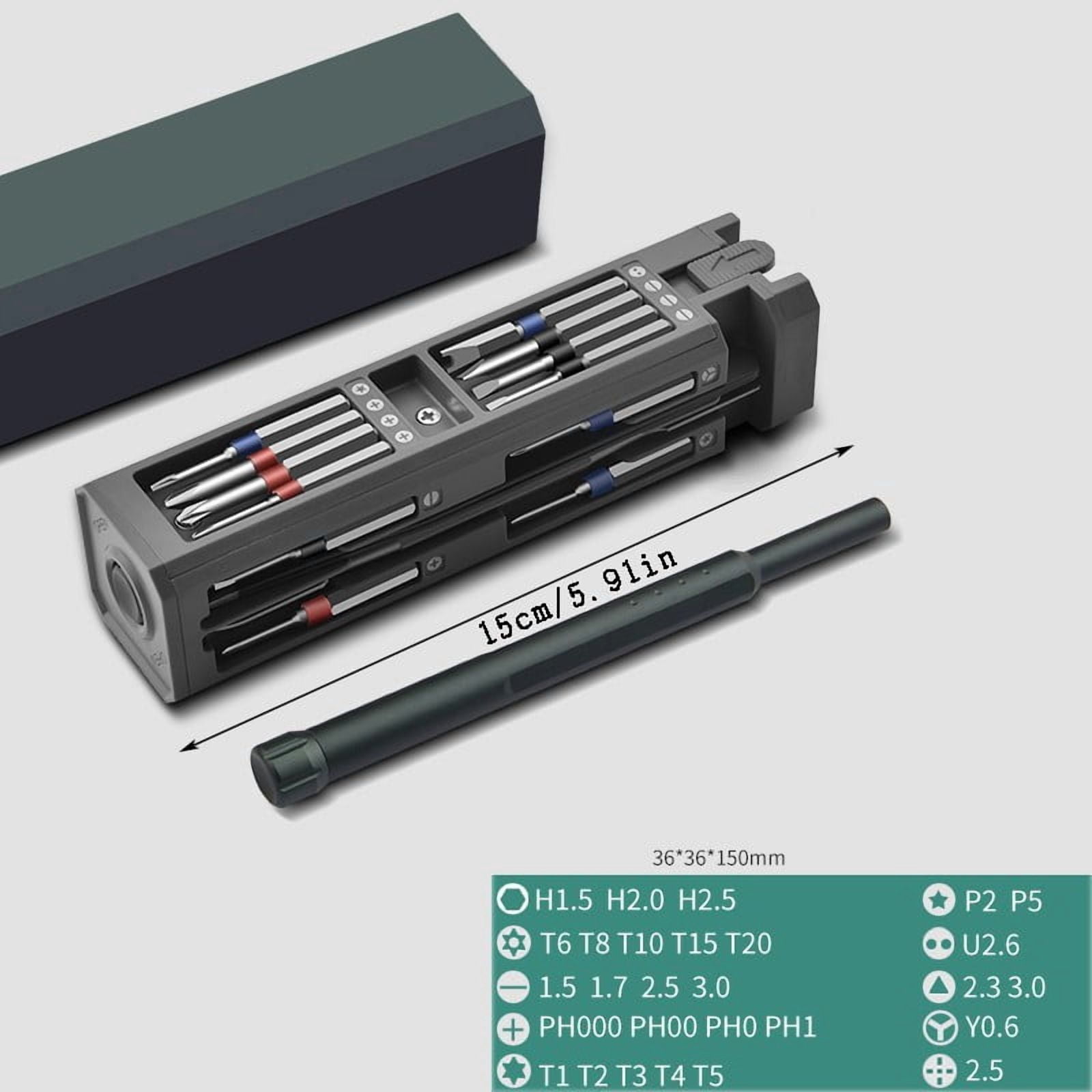 30 in 1 Precision Screwdriver Set with Magnetic Tips, Professional ...