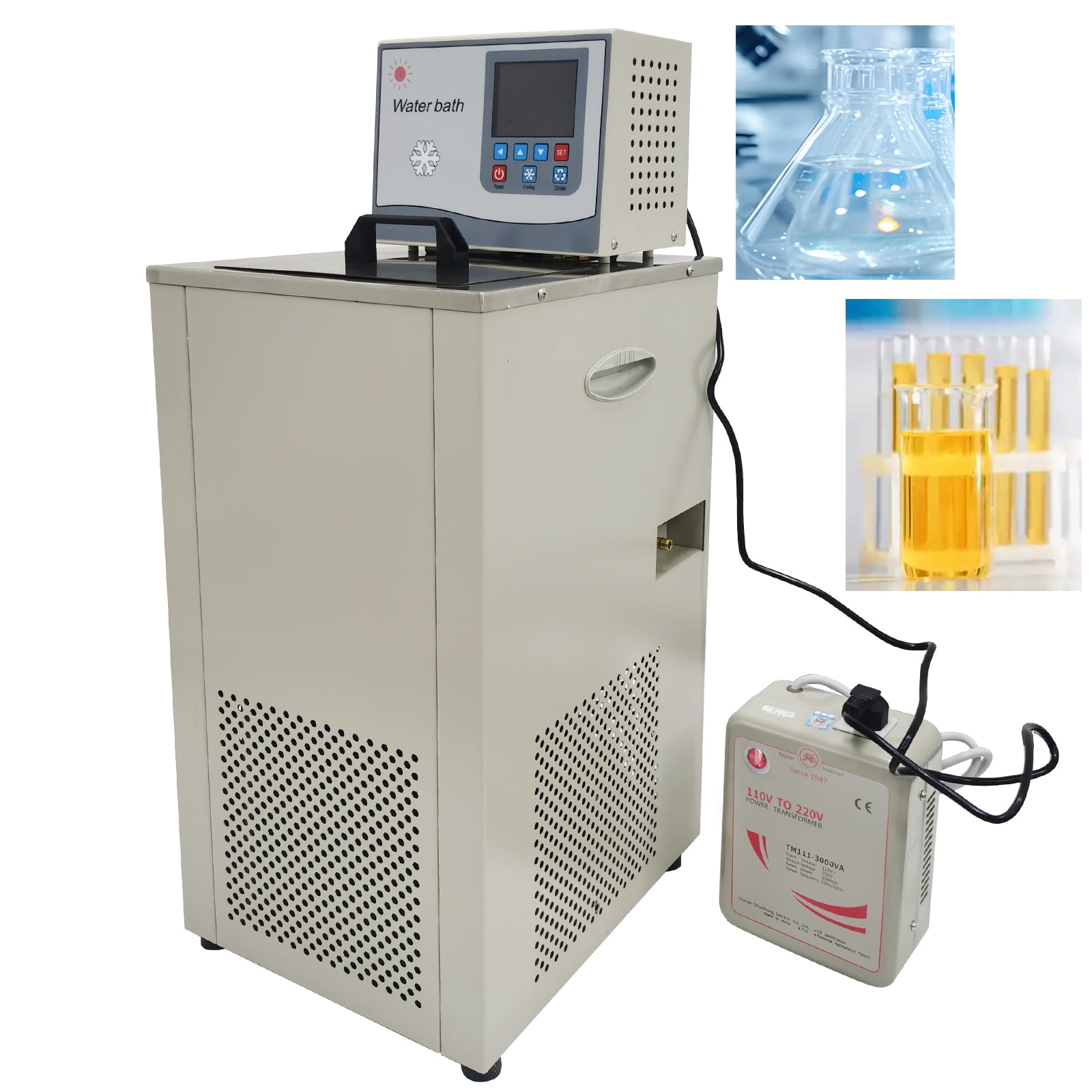 -30℃-100℃ 6L Low Temperature Cooling Liquid Circulator Laboratory Commercial 110V