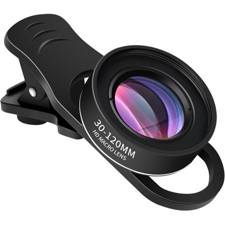 30-120mm Long Range Macro Lens, for ipad,iPhone,Samsung, Android, Pixel,Phone Macro Lens