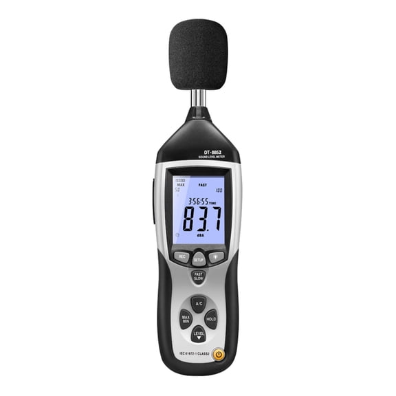 30-130 DB Digital Sound Level Meter, USB Recorder with Data Function