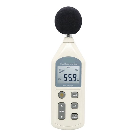 30-130dB LCD Digital Sound Level Noise Measuring Instrument Decibel Monitoring Logger Tester ,Easy to Operate
