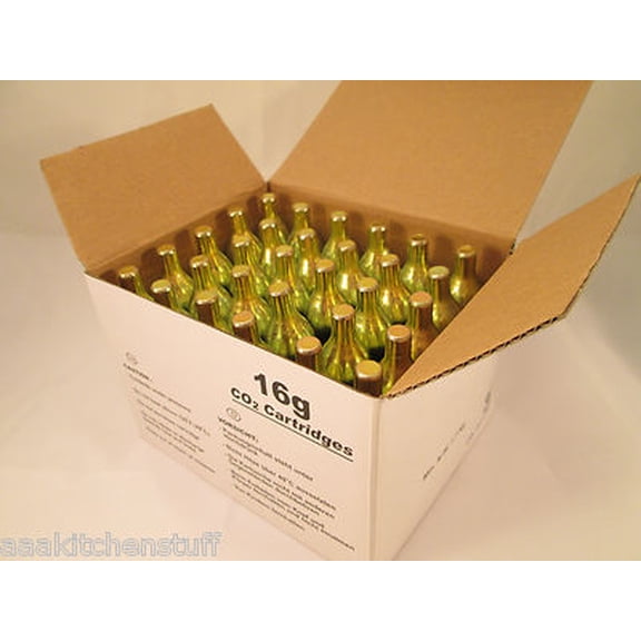 30 - 16g CO2  NON-threaded BIKE TIRE INFLATOR cartdges C02 charger  16g NT 30