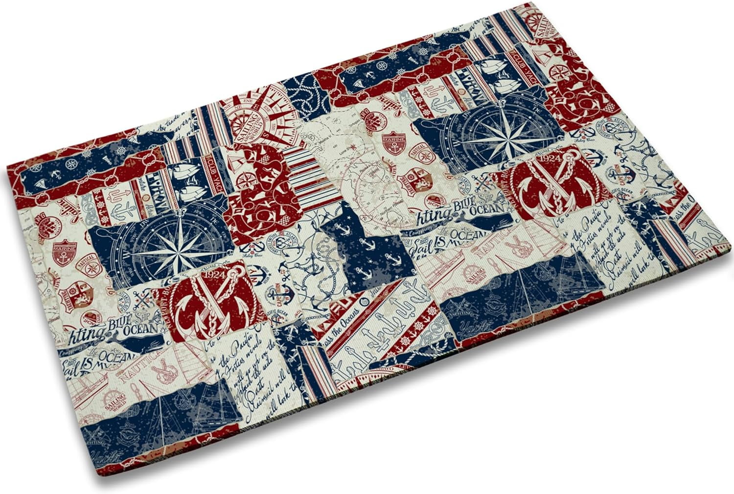 30*17inches 4Th of July Patriotic Doormat Welcome American Memorial Day ...