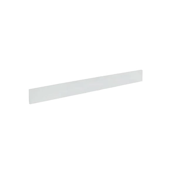 30.2 in. Engineered Stone Backsplash - White
