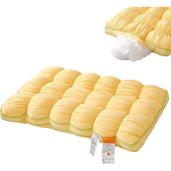 30×20 Inch Pineapple Cloud-Like Pillow, Pineapple Pillow | Soft & Supportive Balance Design | Ideal for Back and Side Sleepers