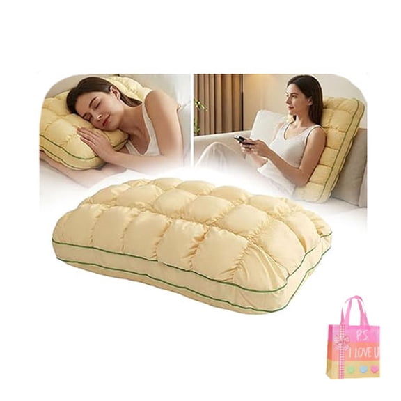 30×20in Pineapple Cloud Pillow - Ultra Soft Down-Alternative Core for Back & Side Sleepers Z