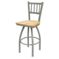 thumbnail image 1 of Holland Bar Stool Co Contessa 25 in. Swivel Counter Stool with Wood Seat, 1 of 2
