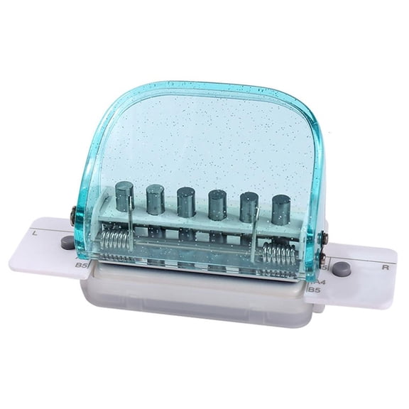 30/26/20 Hole Manual Punching Machine 6 Hole Paper Puncher Portable Hole Puncher