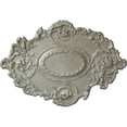 thumbnail image 1 of 30 3/8"W x 20 3/4"H x 1"P Kinsley Flowing Leaf Ceiling Medallion Flash Gold Finished, 1 of 4