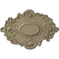 thumbnail image 1 of 30 3/8"W x 20 3/4"H x 1"P Kinsley Flowing Leaf Ceiling Medallion, Hand-Painted Gobi Desert, 1 of 4