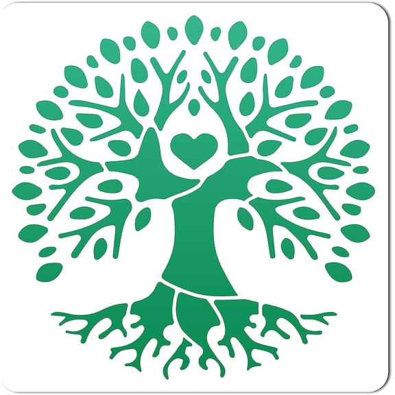 3030 CM Tree of Life Stencil Plastic Drawing Painting Templates Large Reusable Sign Home Decor for Painting on Wood Wall Scrapbook Card Floor Drawing White