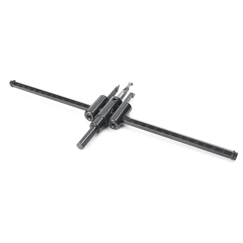 30-300MM Metal Wood Circle Cutter Kit Hole Saw Drill Bit DIY Handy Tool With 2 Changable Centre Bits