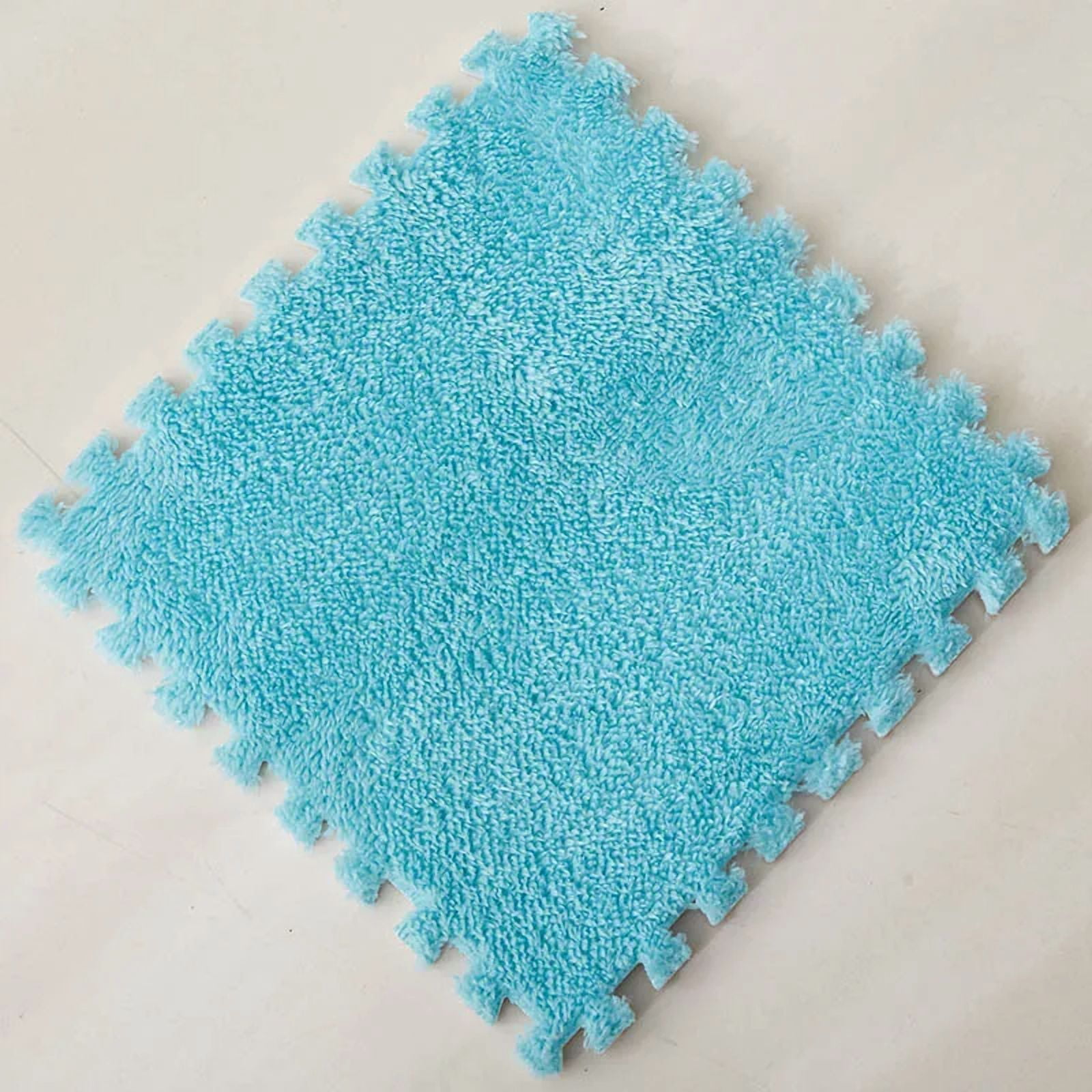 30*30CM Soft Plush Kids Carpet Baby Play Mat 10PCS Puzzle Carpet Warm Playmat Interlocking Exercise Tiles Foam Children's Mat